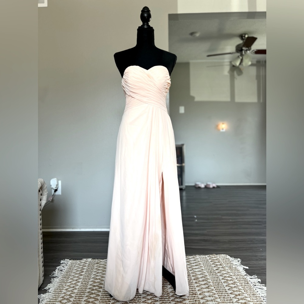Strapless Azazie Pink Bridal/ Prom Dress